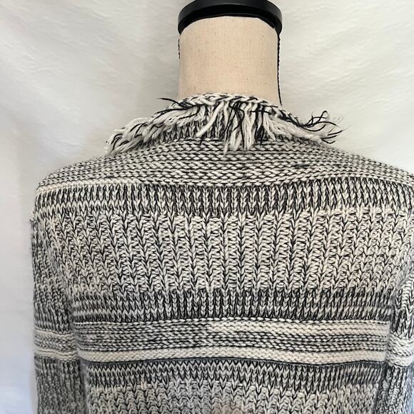 Dolce Cabo Fringe Cardigan Womens Sweater Sz Large Boho Western Festival Cottage - Picture 6 of 9